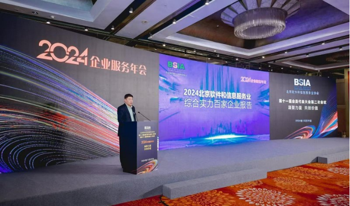 《2024北京软件和信息服务业综合实力百家企业报告》发布