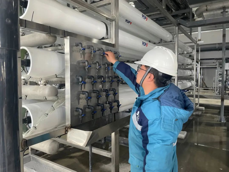 色连二矿矿井水处理系统升级改造工程成功通水