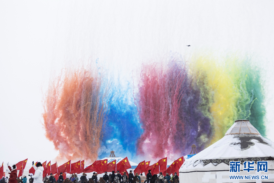 锡林郭勒第三届冬季蒙古马超级联赛总决赛开幕