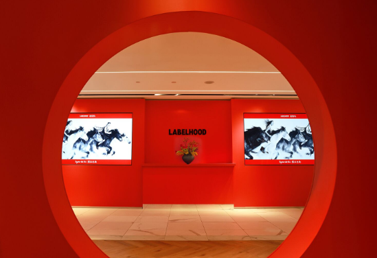 蕾虎&middot;鲜衣怒马新春主题快闪 亮相伦敦哈罗德百货