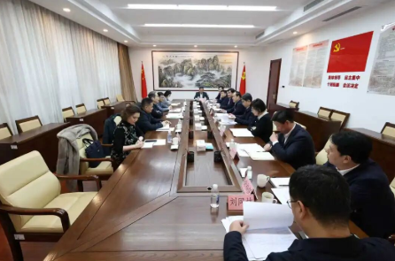 山东省商务厅到山东省地矿局调研交流