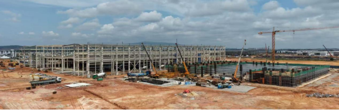 马来西亚新山海天机械厂项目施工有序推进