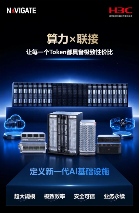 新华三重磅新品发布！全栈协同定义新一代AI基础设施