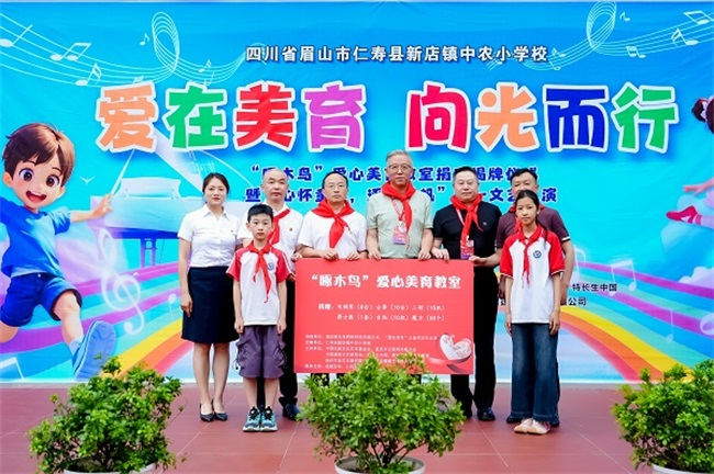 &ldquo;啄木鸟&rdquo;爱心美育教室落地四川仁寿县中农小学