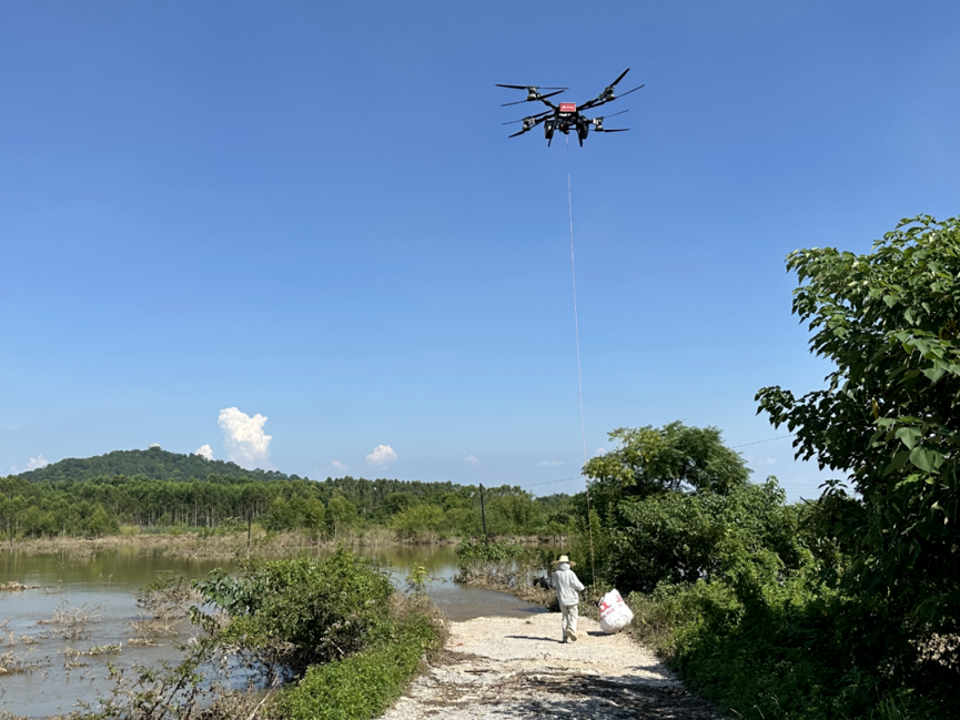 京东无人机广西救灾，&ldquo;水陆空&rdquo;三线驰援