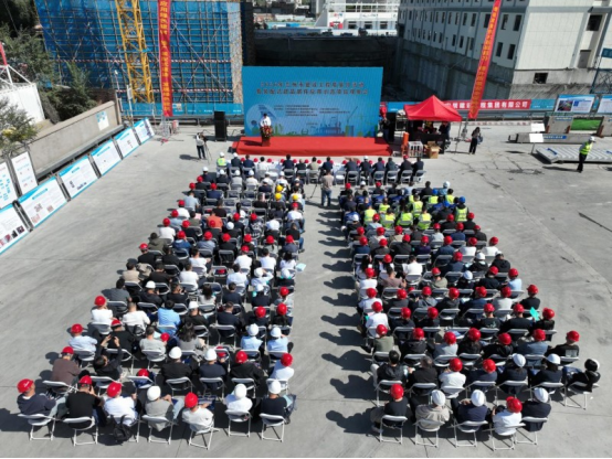 2026年兰州市建设工程质量月活动暨装配式建筑部品部件应用示范项目观摩会在中建八局重点项目顺利举行